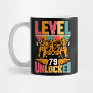 Level 79 Unlocked Awesome Since 1944 Funny Gamer Birthday Mug